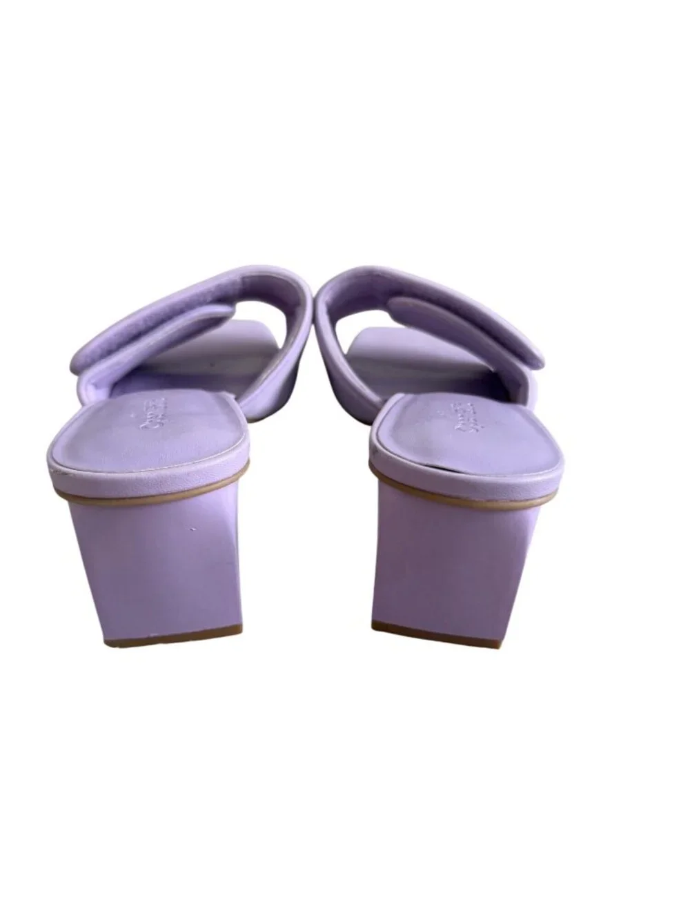 OPEN EDIT Purple Sandals Heels Size 7.5 Womens - Picture 5 of 7
